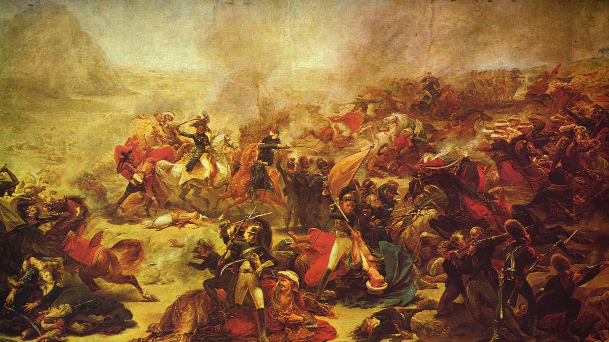 Combat de Nazareth, par Antoine-Jean Gros (m. 1835), Domaine public