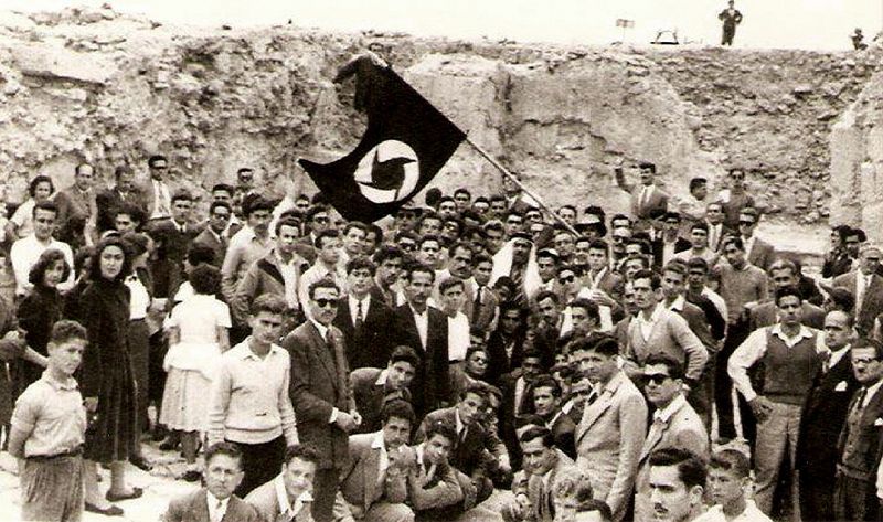 Membres du Parti national social syrien en 1947. (Alamy)