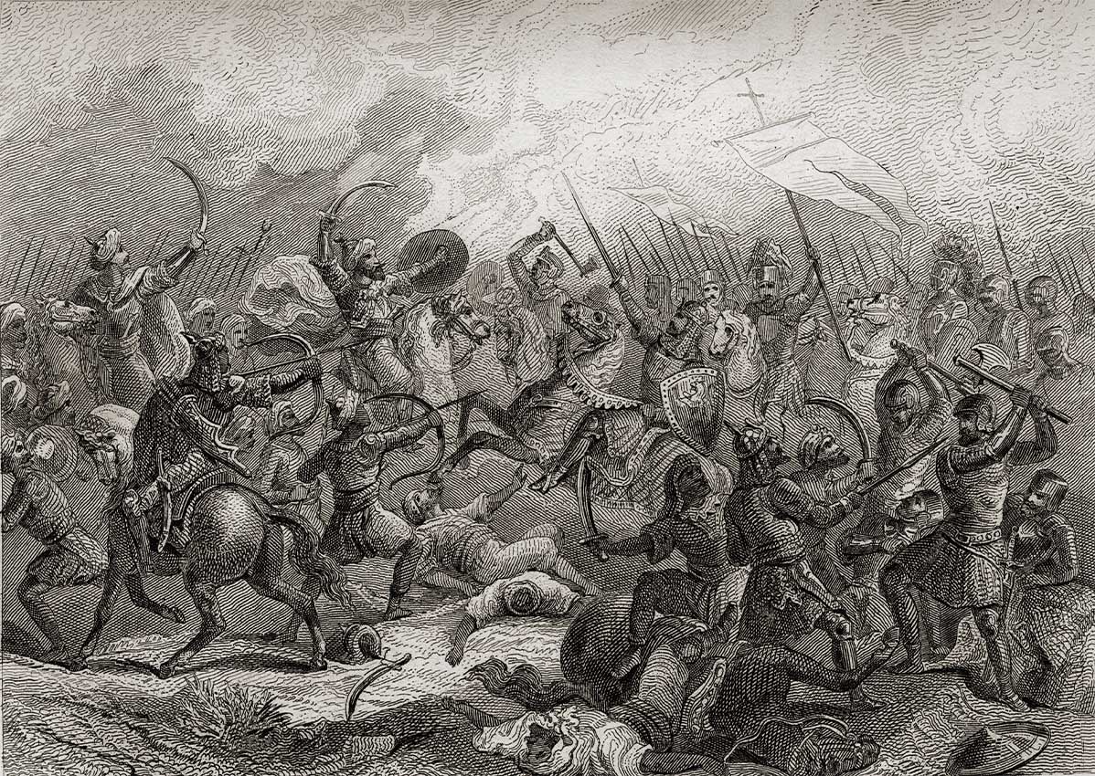Cette gravure représente les combats entre les Wisigoths et l'armée berbère ... (Images Getty)    
