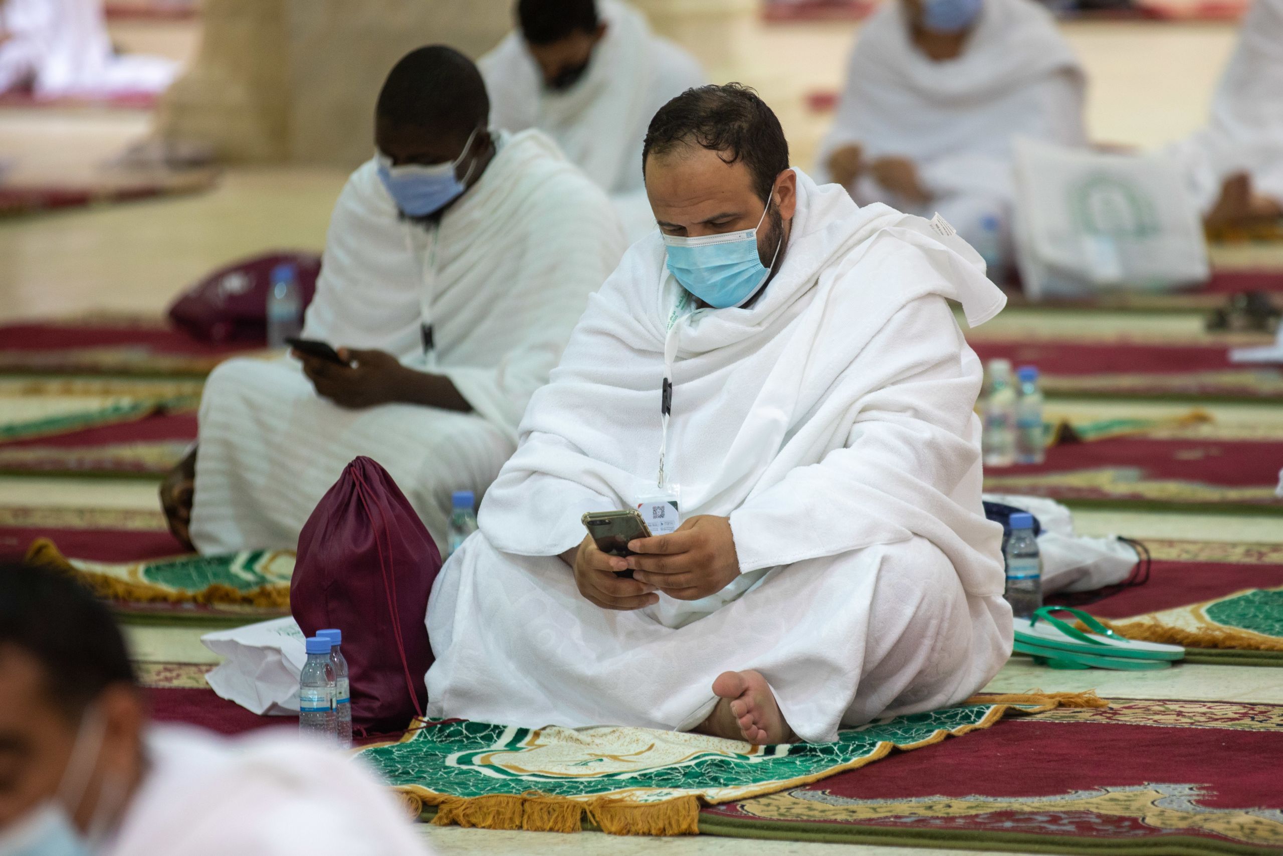 Le Hajj a été une victoire pour la santé publique, les pèlerins ayant strictement respecté les consignes de port du masque. (Ministère saoudien de l’Information)