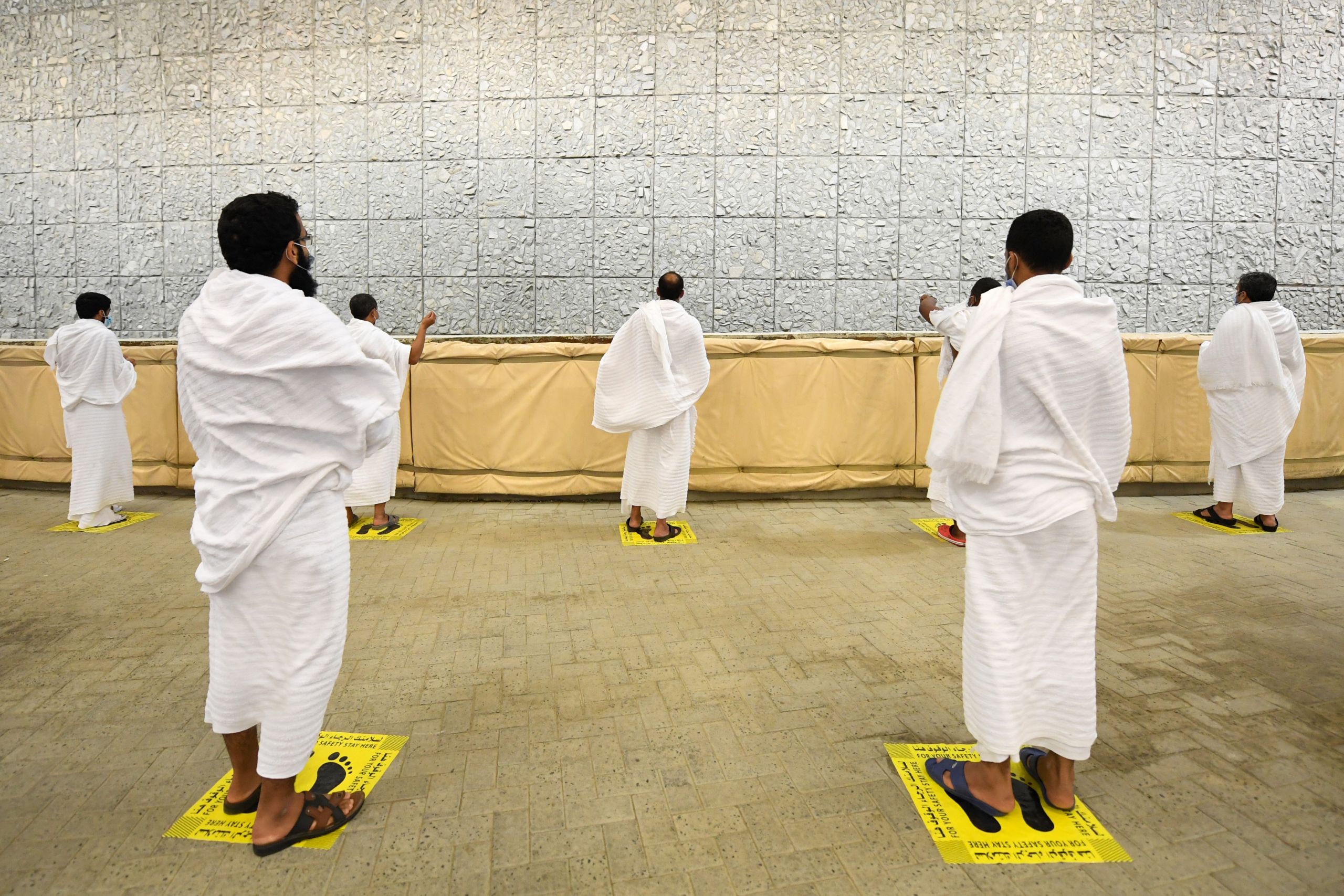 Les strictes mesures de distanciation sociale ont contribué au succès et a la sécurité du Hajj. (Ministère saoudien de l’Information)   