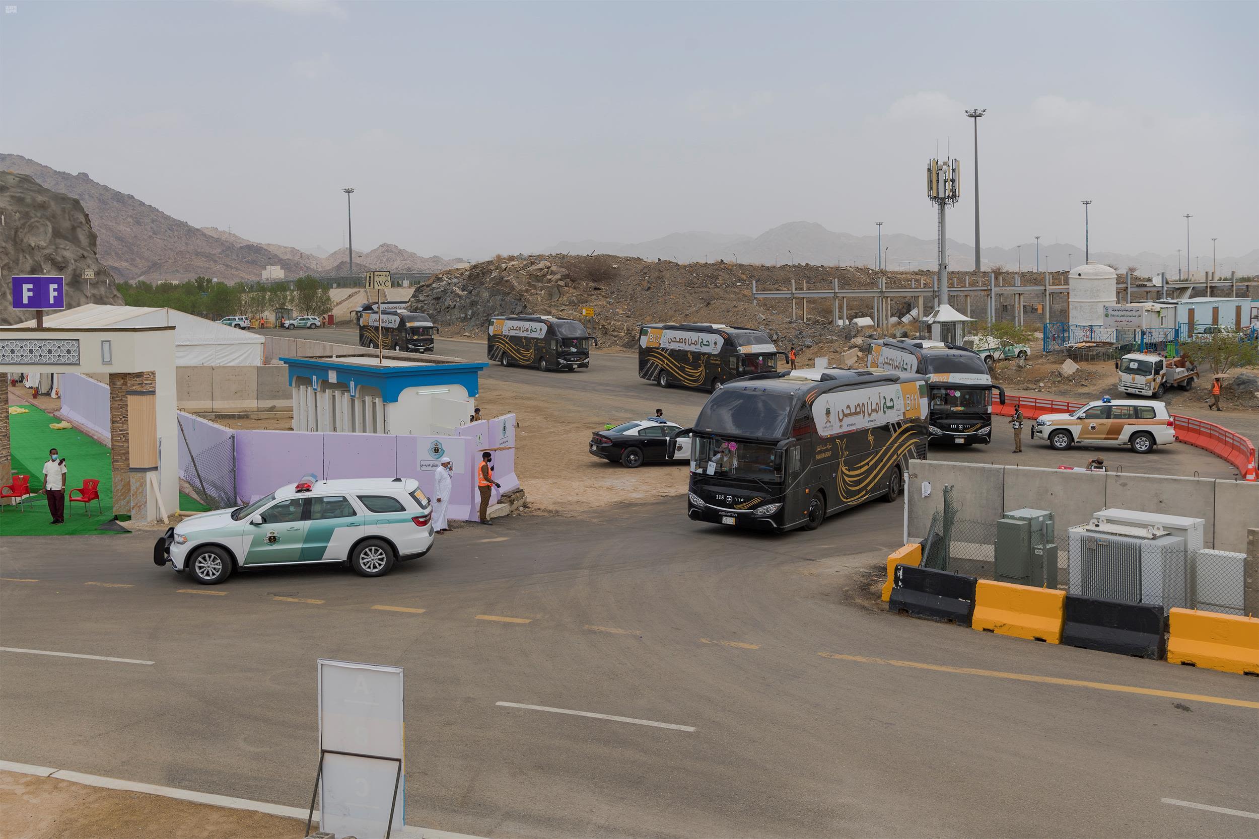 Les pèlerins ont été testés et isolés avant le début du Hajj. &nbsp;(Ministère saoudien de l’Information)   