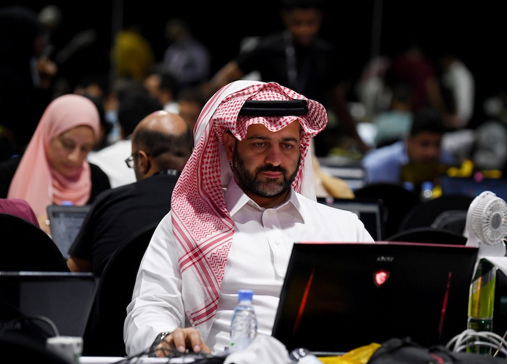 Les participants assistent à un hackathon à Djeddah le 1er août 2018, avant le début du Hajj dans la ville sainte Makka. (AFP / Fichier Photo)