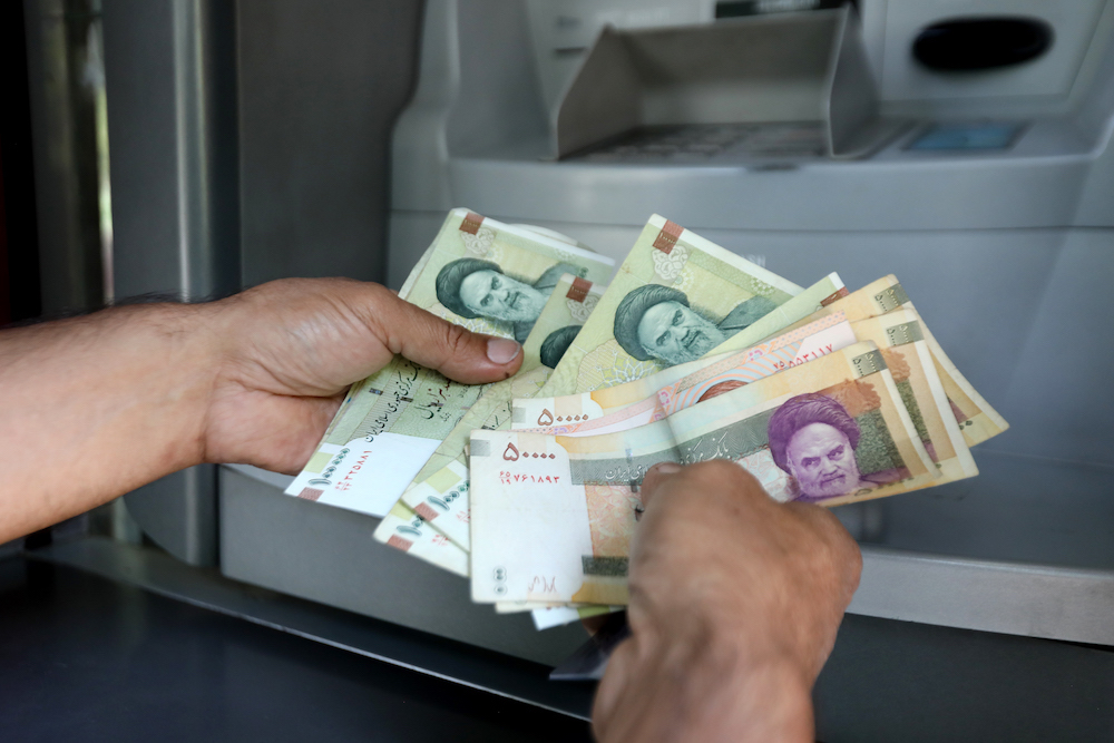 Le taux d’inflation en Iran a atteint 45,2 % en août 2021. Il s’agit du taux le plus élevé en vingt-six ans. (AFP)