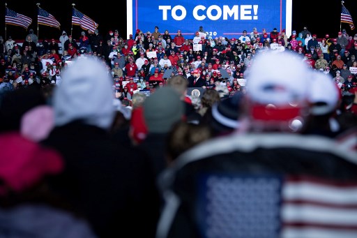 Donald Trump en Géorgie, un État qu'il peut difficilement se permettre de perdre s'il veut l'emporter face à Joe Biden (Photo, AFP)