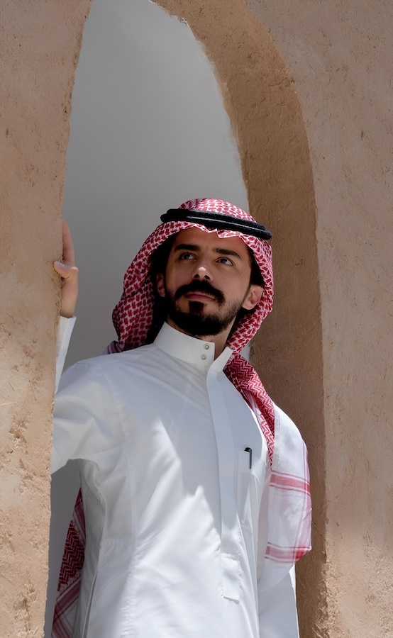 Abderrahmane al-Abed is a Saudi fashion designer.  (Photo provided)