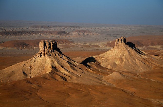 Photo du paysage entre Wadi Al Dawasir et Haradh en Arabie saoudite (AFP/Fichier photo) 