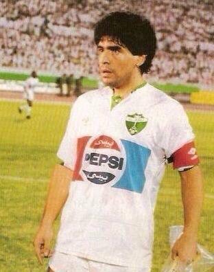 Diego Maradona a joué un match d'exhibition pour Al-Ahli à Djeddah en 1987 (Photo, Twitter)