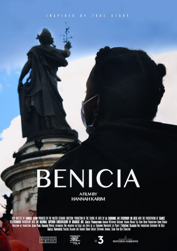 Le film de diplôme de Hannah Karim – Benicia – a été diffusé le 8 mai sur France 3. 