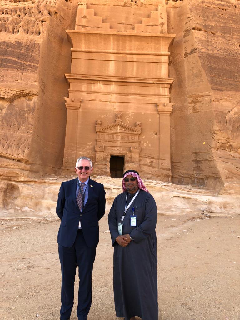 L’ambassadeur Ole Emil Moesby a visité l’ancienne ville d’AlUla, une merveille archéologique située dans la région nord-ouest de Médine. (Photo fournie)