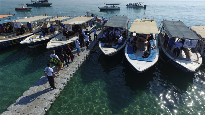 La propreté constante des eaux marines fait partie des objectifs de développement durable des Émirats arabes unis. (Photo fournie)