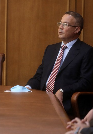 Fouzi Lekjâa au ministère de l'économie en septembre 2017 (Photo, AFP).
