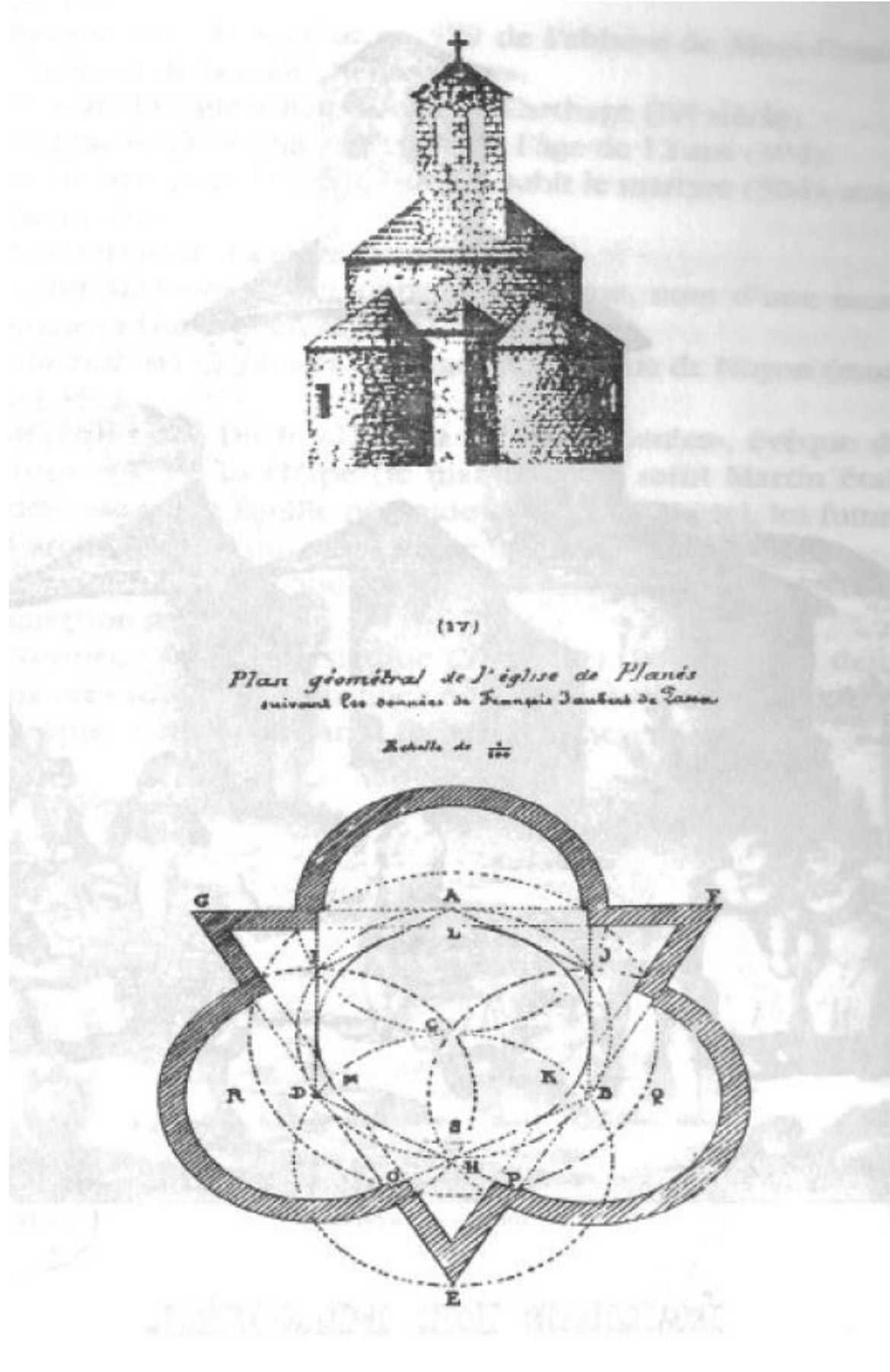 D’après Léon Langlet, L’église ésotérique de Planès (Imprimerie du Midi, Perpignan, 1966)