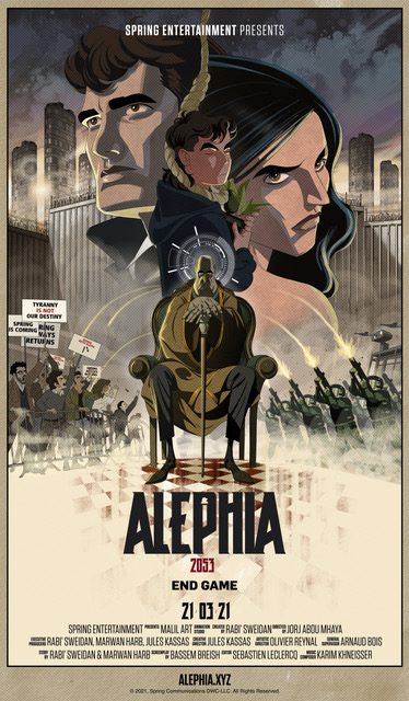 Alephia 2053, l'affiche du film (fournie)