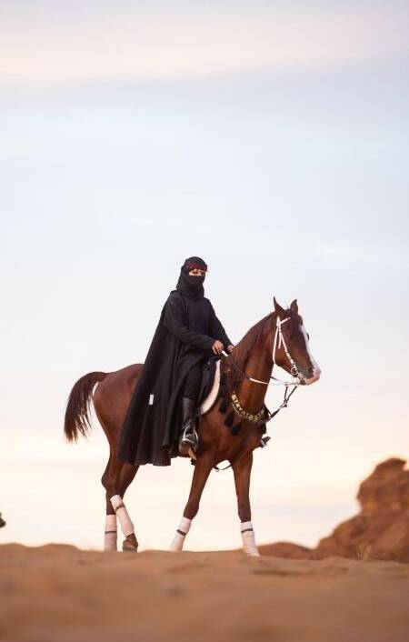L'écuyère saoudienne Nawal Al-Anazi s'est imposée comme une étoile montante du sport. (Photo Fournie)