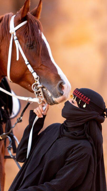 L'écuyère saoudienne Nawal Al-Anazi s'est imposée comme une étoile montante du sport. (Photo Fournie)