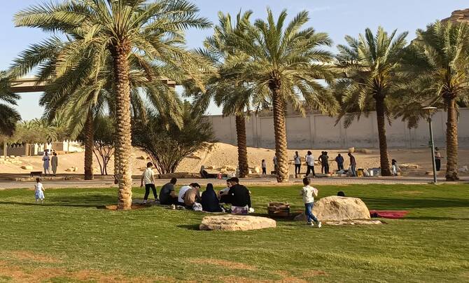 Le Wadi Hanifa offre un éventail d'activités passionnantes (AN photos)