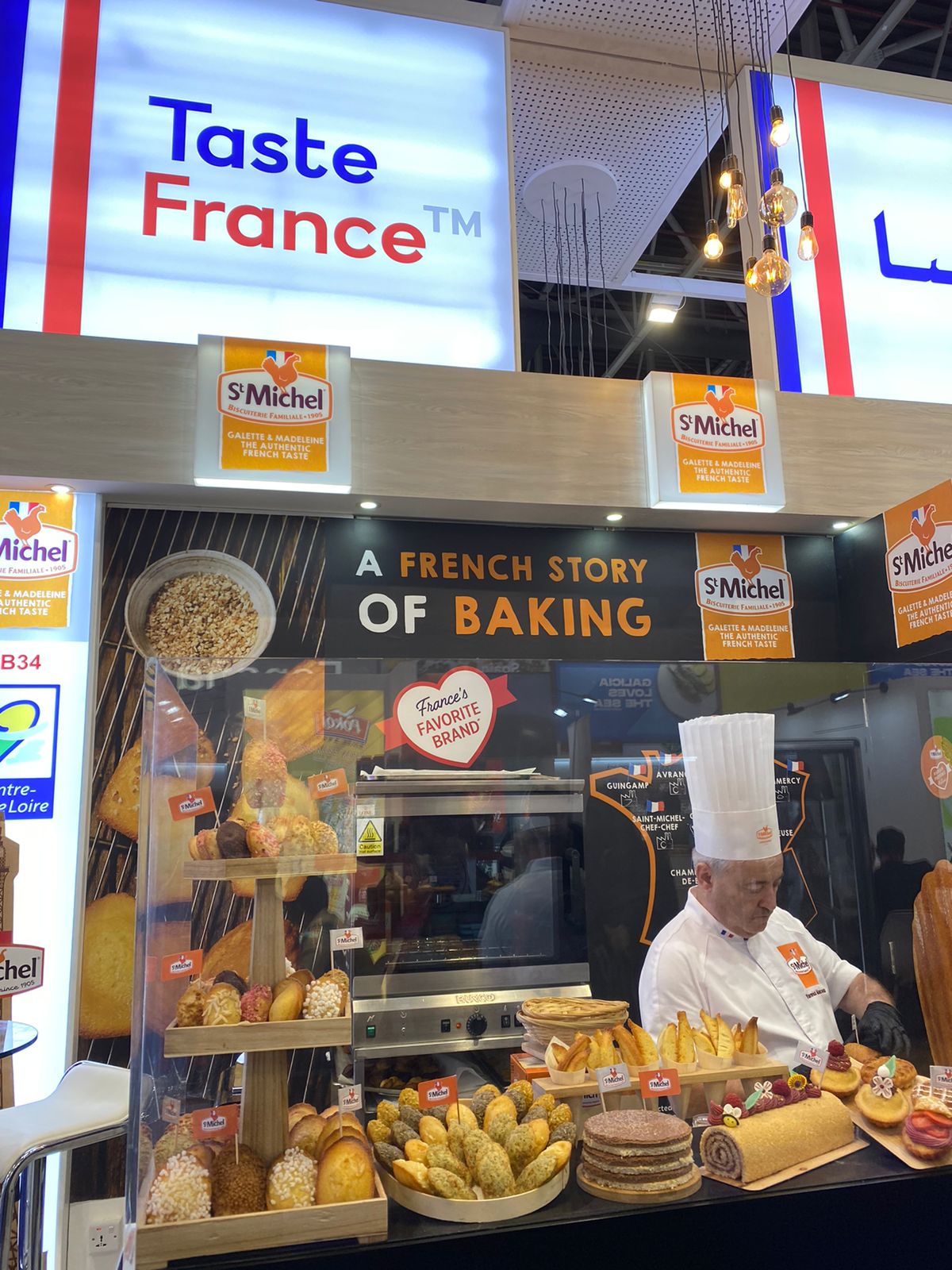 Stand des boulangeries Saint-Michel au salon Gulfood de Dubaï (fournie)