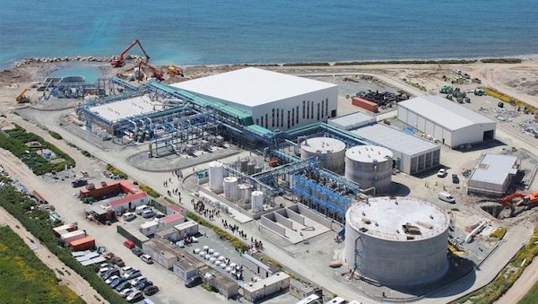 Station de dessalement d'eau de mer de Corso d'une capacité de 80 000 m3 (fournie)