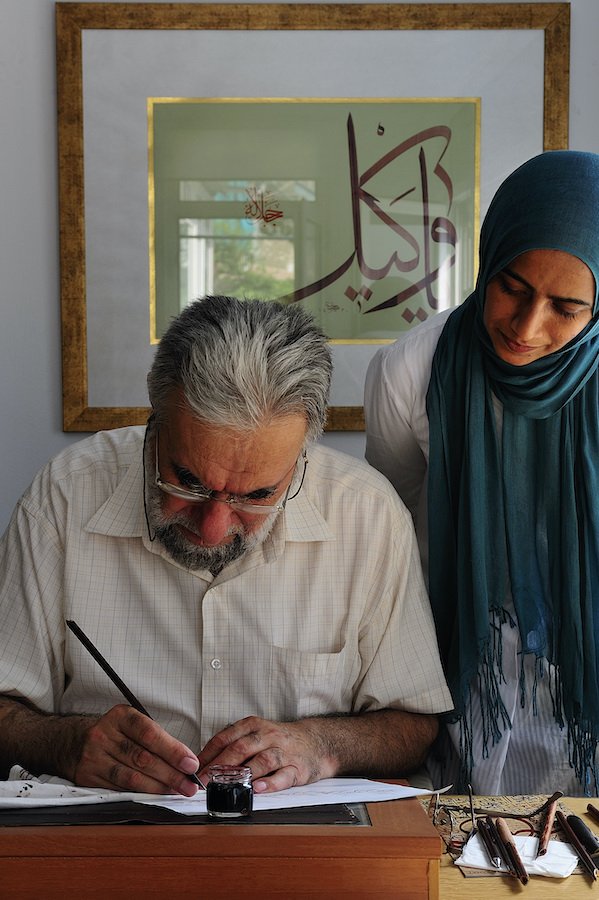 La quête de Mahboub l’a menée au maître de la calligraphie Hasan Çelebi qui a accepté de lui donner des cours. (Photo fournie)