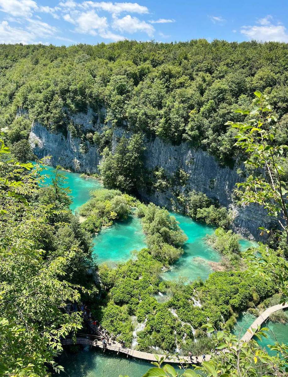 Les lacs Plitvice en Croatie (fournie)