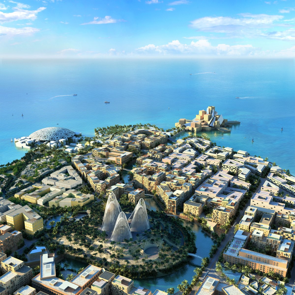 Le Saadiyat Cultural District à Abou Dhabi. (Fourni)