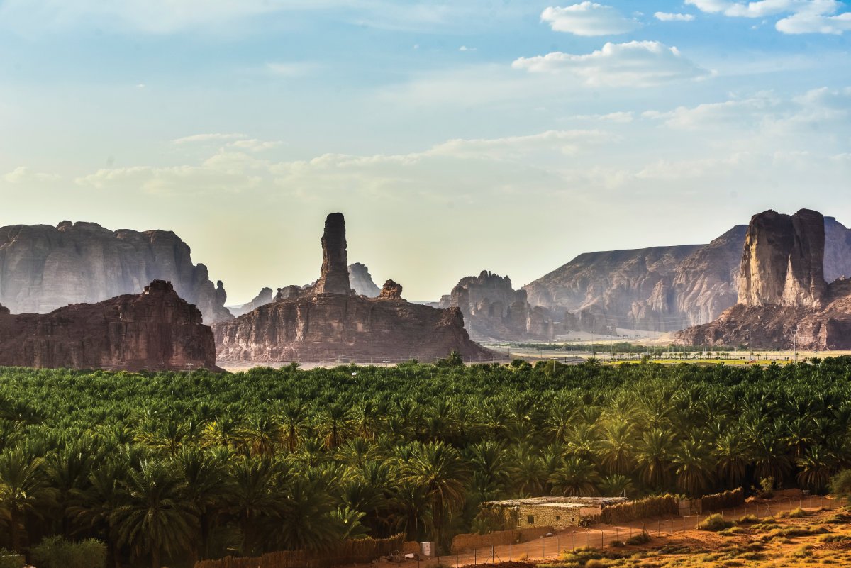 Une vue de la vieille ville d'ALUla plongée dans une ancienne oasis. (Fourni)