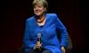 L'ex-chancelière allemande Angela Merkel reçoit le prix Nansen de l'ONU pour les réfugiés