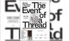 Vernissage de l’exposition «The Event of a Thread»: Ça tient à un fil!