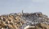 Les fidèles musulmans sur le mont Arafat, étape phare du hajj