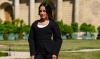Amina Muaddi était au premier rang du défilé Jacquemus