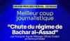 François-Xavier Ménage remporte pour TF1 le prix CB News pour le «meilleur coup journalistique et éditorial»