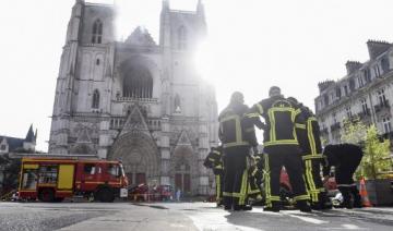 La cathédrale gothique Saint-Pierre-et-Saint Paul de Nantes endommagée par un incendie