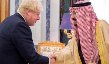 G20: Le roi Salman s'entretient avec Johnson