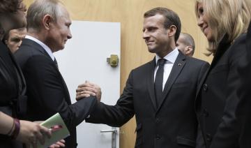 Poutine et Macron appellent à un arrêt "complet" des combats 