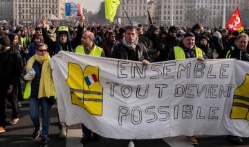 Manifestation de «gilets jaunes» à Lyon: huit gardes à vue après des heurts