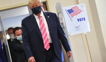 Donald Trump a voté par anticipation à West Palm Beach, en Floride