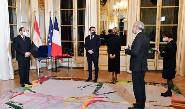 Le président Sissi a reçu la plus haute distinction française à Paris