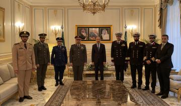 L'Ambassadeur Alruwaily visite le siège de l'attaché militaire saoudien en France