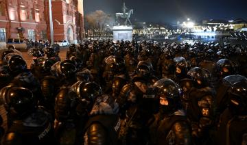 Le Kremlin défend sa «fermeté» face aux manifestants pro-Navalny