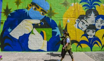 Hommage du street art aux victimes de la violence en Colombie