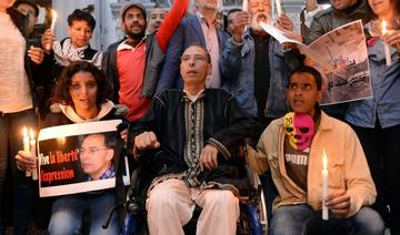  «Libérez Maâti Monjib»: RSF manifeste devant l'ambassade du Maroc à Paris