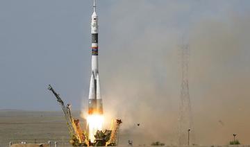 Lancement du «Shaheen Sat», satellite fabriqué en Arabie saoudite, à bord de la fusée russe Soyouz