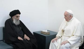 En images : Le pape François rencontre le grand ayatollah Ali Sistani le deuxième jour de sa visite en Irak