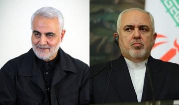 Zarif accuse Soleimani d'avoir dirigé la politique étrangère iranienne