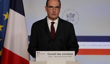 Le Premier ministre français Jean Castex donne une conférence de presse à l'issue du conseil des ministres hebdomadaire du 16 juin 2021