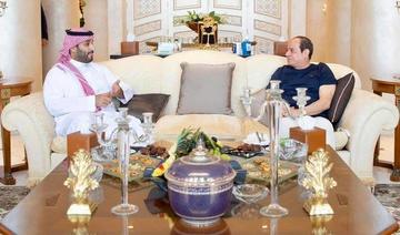 Le prince héritier saoudien et le président égyptien discutent des relations bilatérales