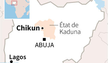 Carte du Nigeria localisant Chikun dans l'Etat de Kaduna (Graphique, AFP)