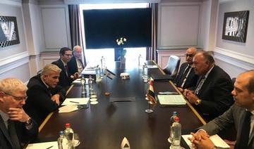 Le ministre égyptien des AE rencontre son homologue israélien à Bruxelles