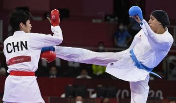 L’Égyptienne Giana Lotfy remporte la médaille de bronze au tournoi de karaté en kumite